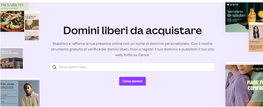 Tool Canva per Domini liberi