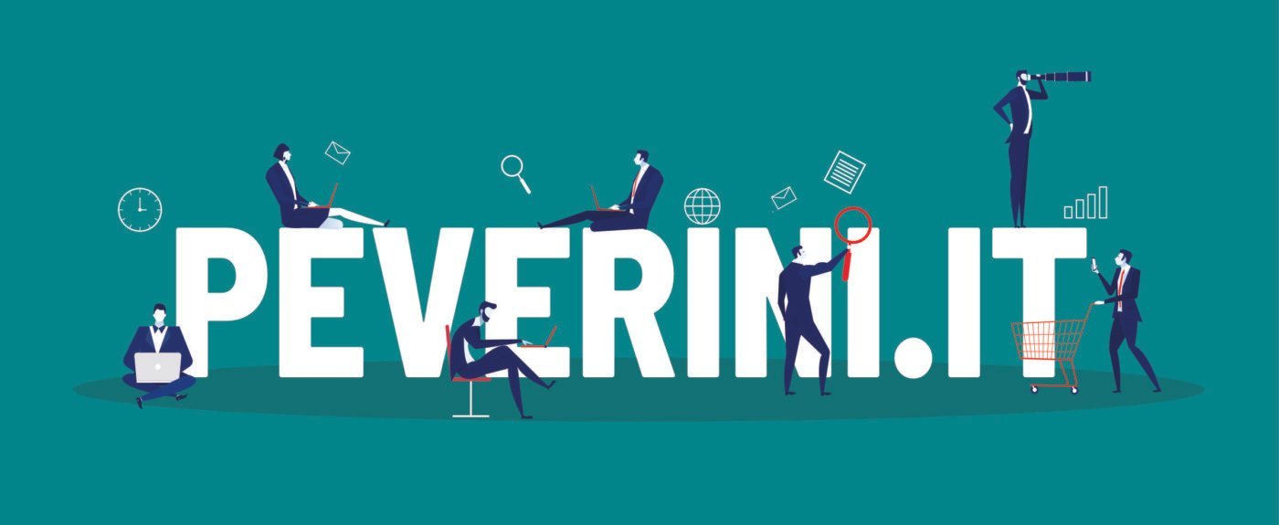 Il dominio peverini.it nella barra degli indirizzi del browser