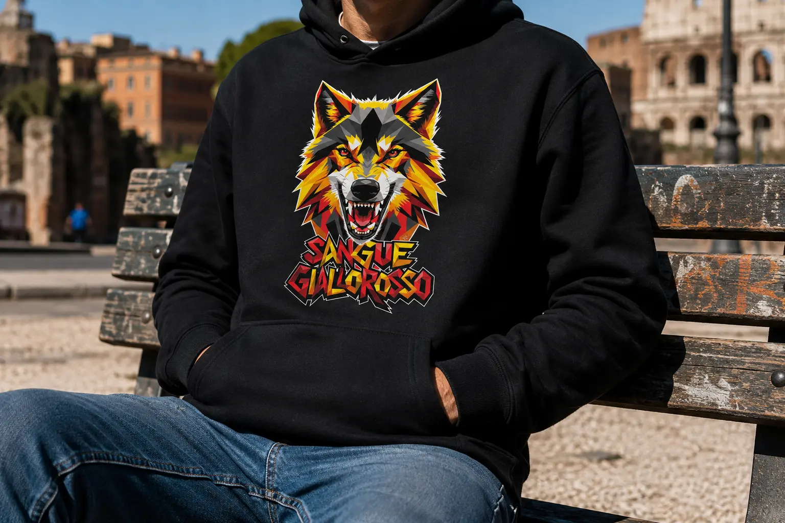 Sangue Giallorosso Sangue Giallorosso Lupo Poligonale