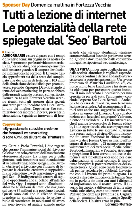 Parlano di te? Tutti a lezione di internet